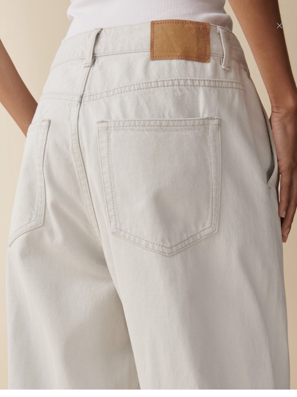 Jeanerica Belem Chino Putty NWT size 26x32 - Picture 3 of 6